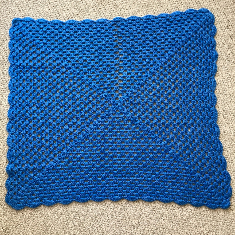Handmade Crocheted Baby Blanket